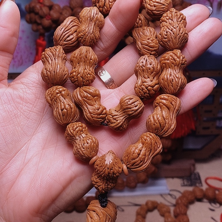 桃核吊坠龙纹桃枭