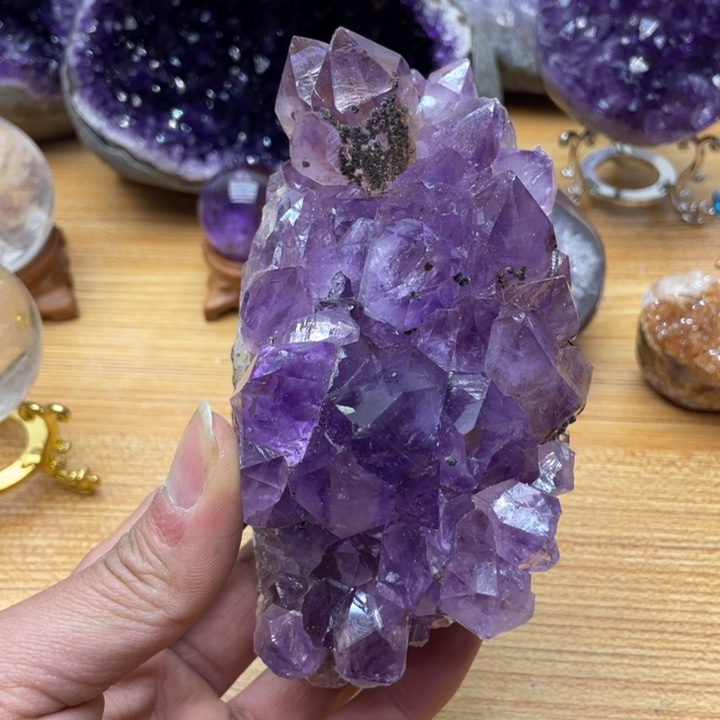 紫晶钱袋子未镶嵌