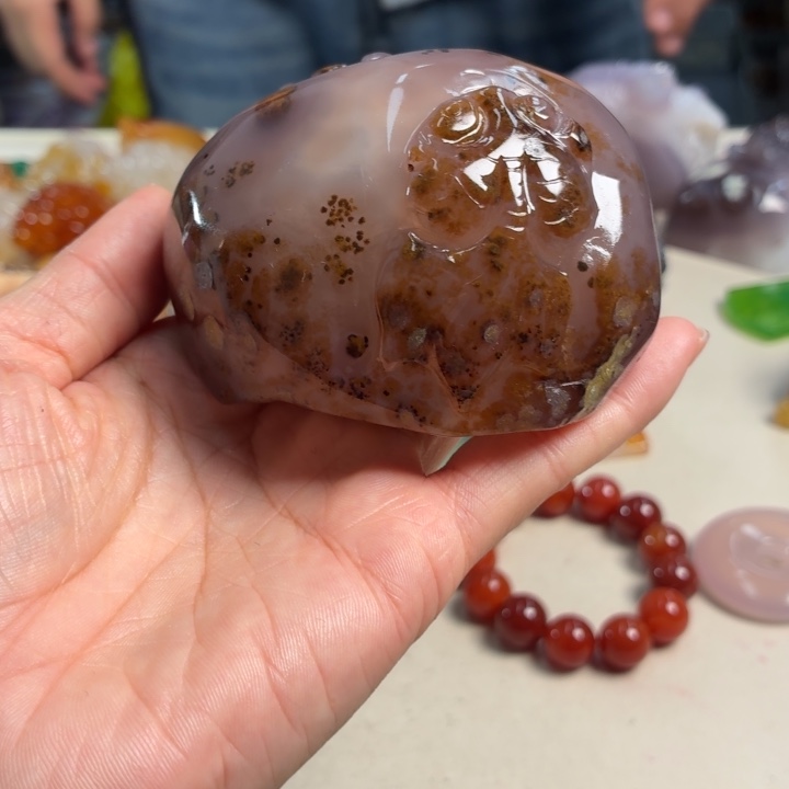 玛瑙/玉髓未镶嵌吊坠(不含链)