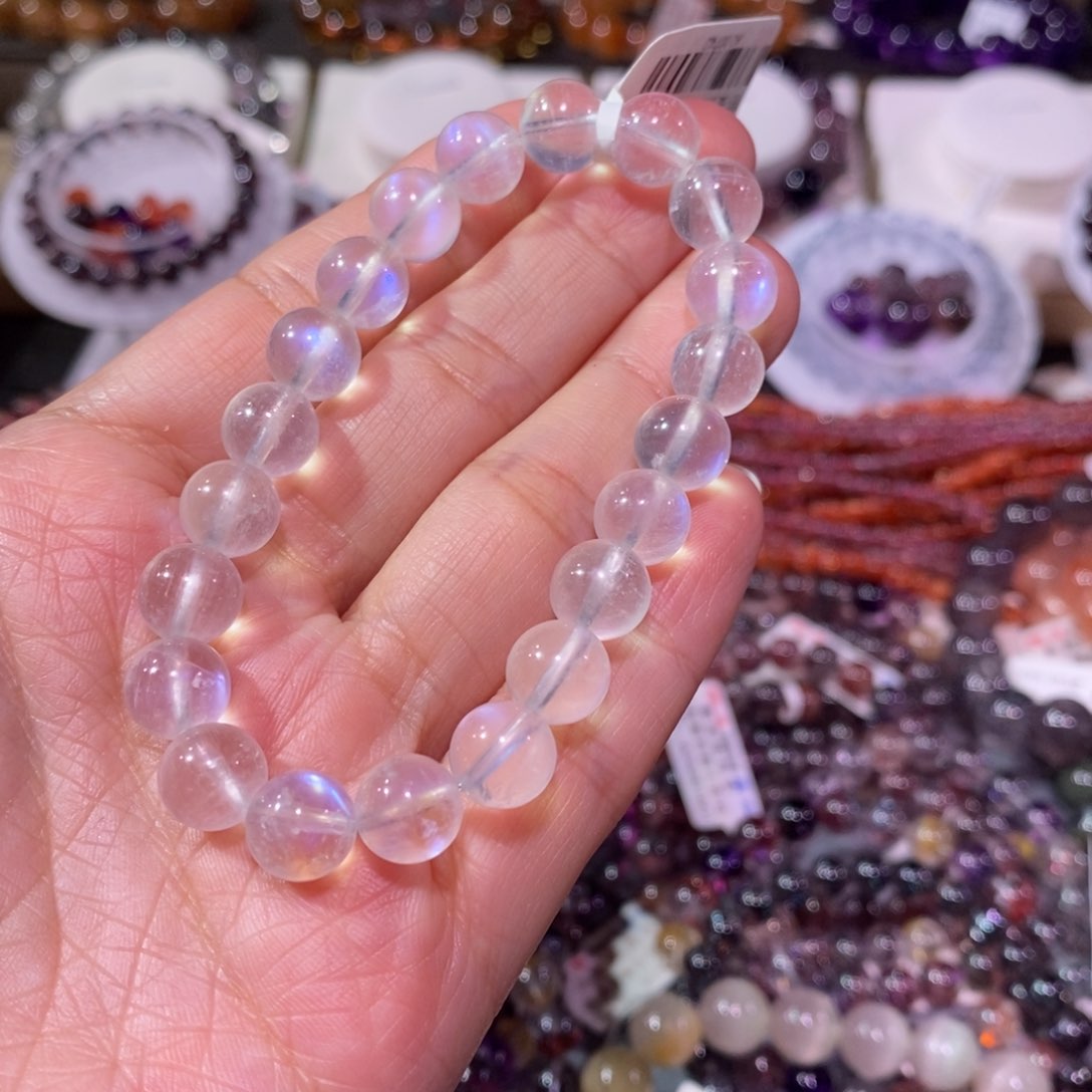 手链未镶嵌长石蓝月光9+