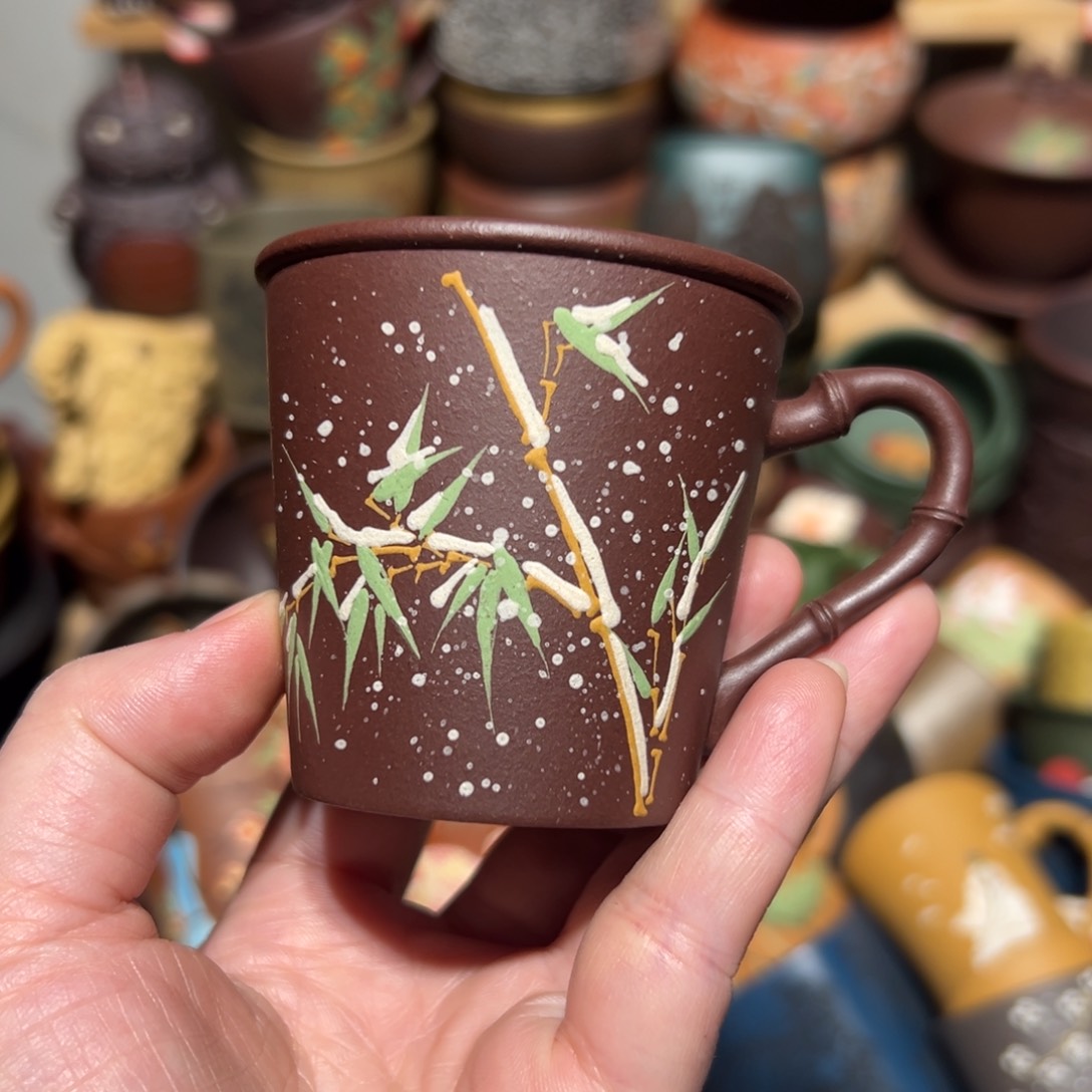 紫砂茶杯宜兴紫砂主人杯