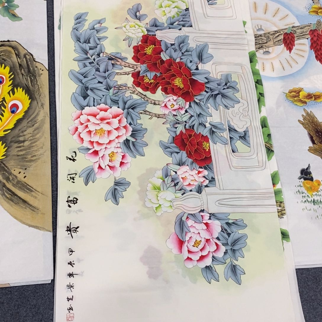 国画140✖️70工笔画画画画画画画画