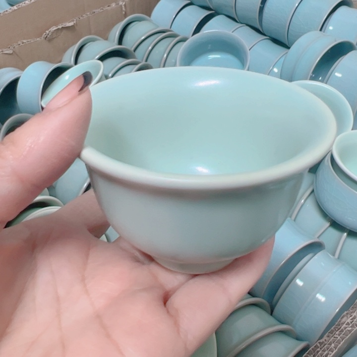 杯汝瓷原产地生产瑕品
