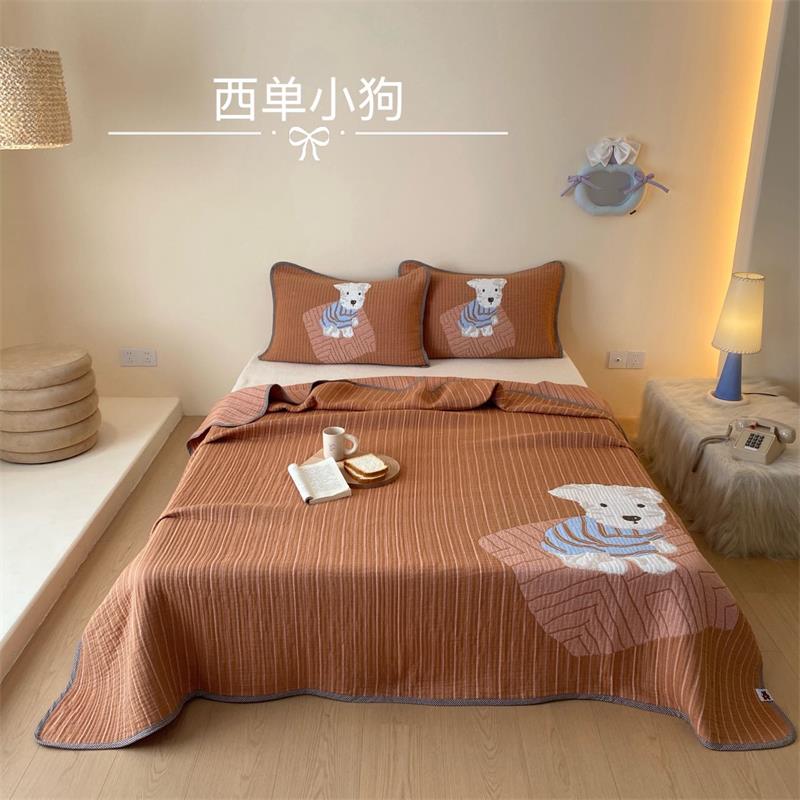 【超级红】全棉床盖三件套