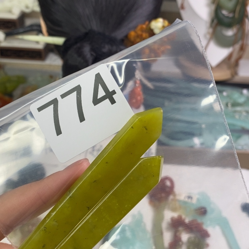 【闪购商品】岫玉发饰未镶嵌西*.