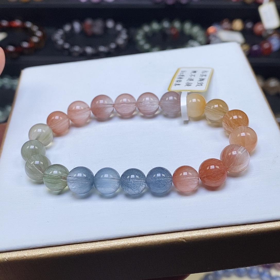 水晶手串未镶嵌手串8.5