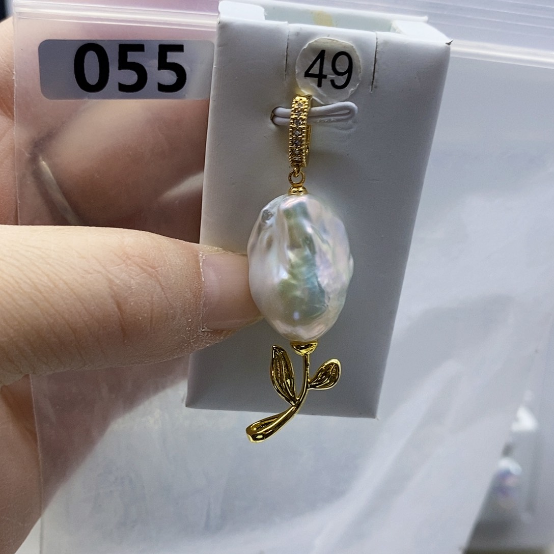 颈饰合金淡水珍珠