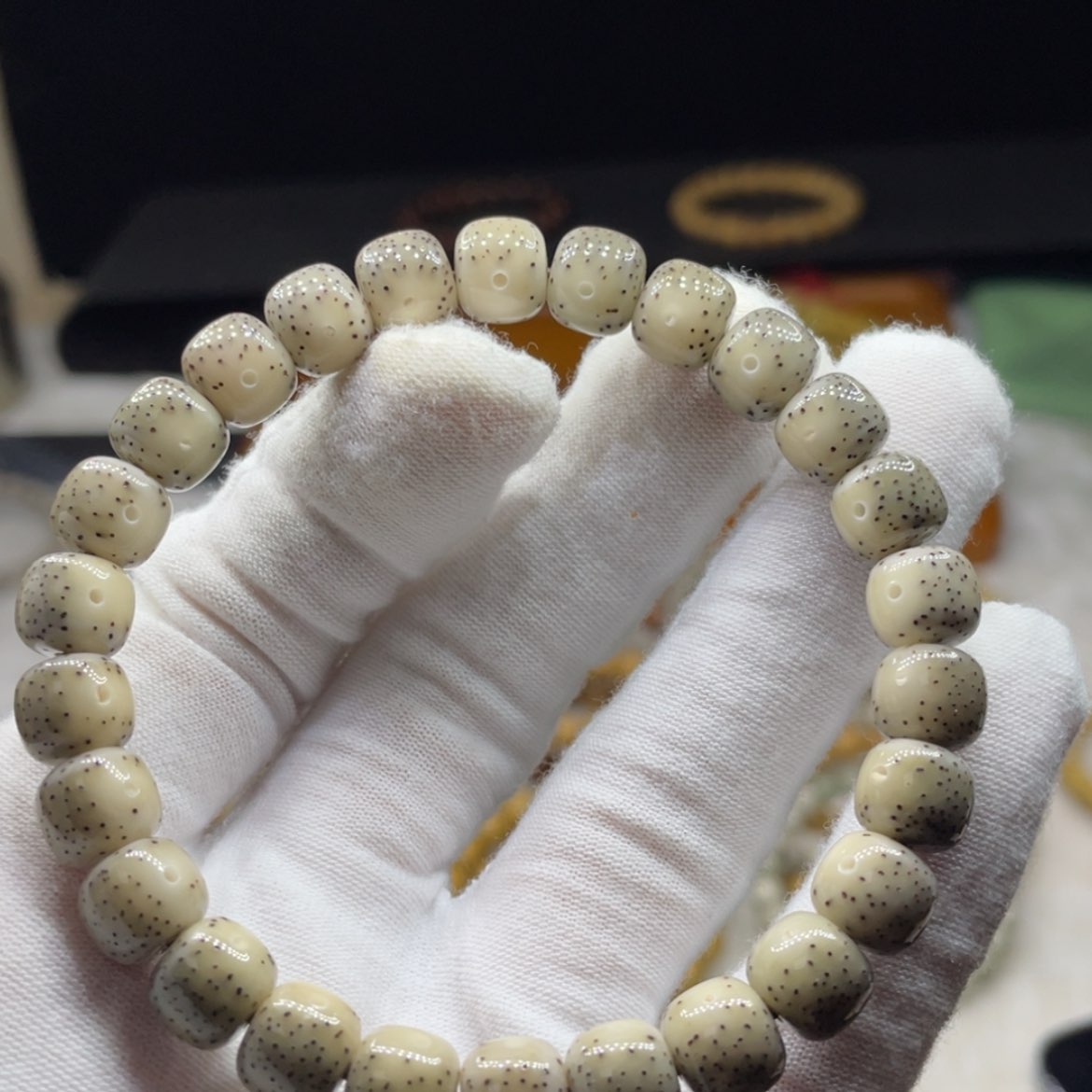 【闪购商品】手串星月菩提98灰包白冰糖月朗星稀