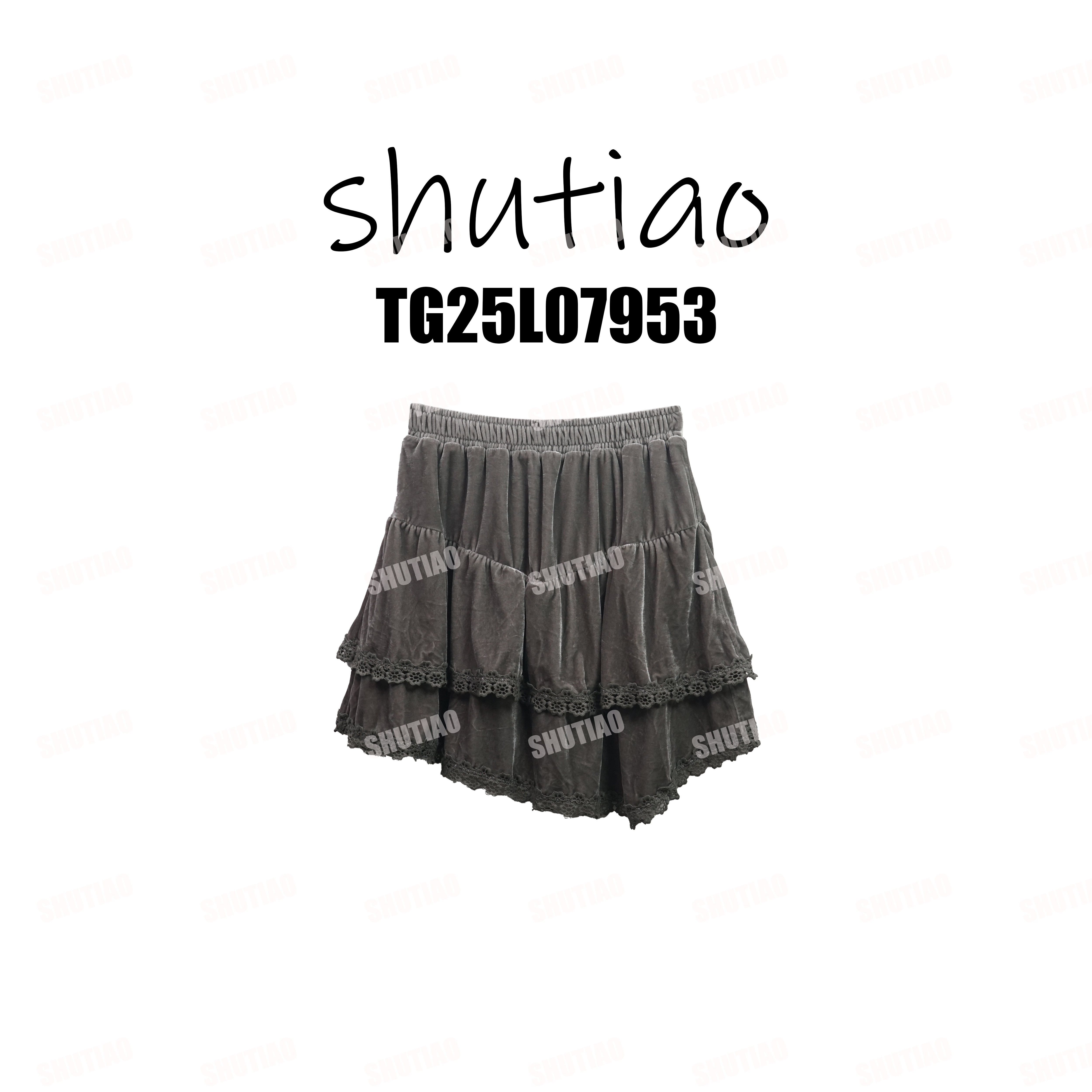 【SHUTIAO】2025冬季：新款小众设计款短裙TG25L07953