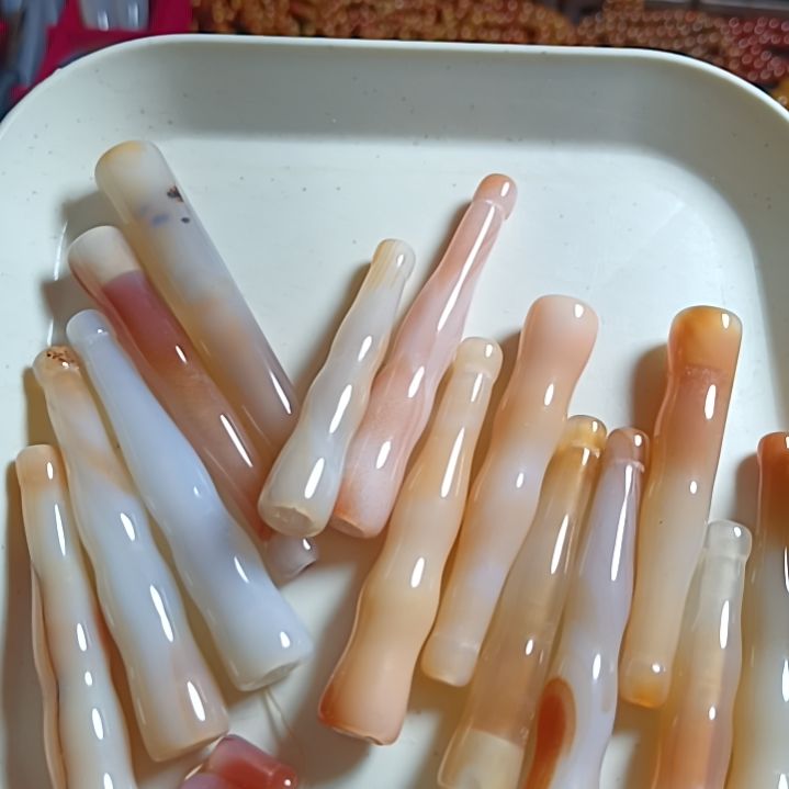玛瑙/玉髓未镶嵌烟嘴