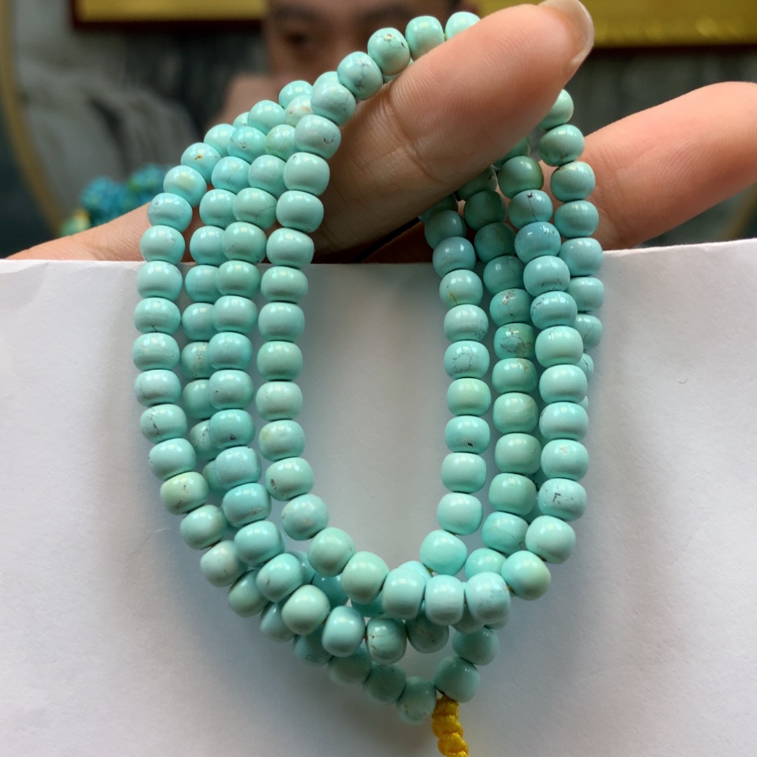 绿松石长链未镶嵌