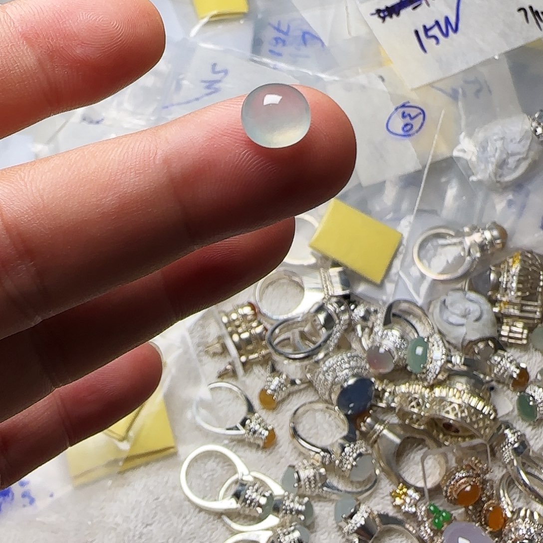 定制翡翠未镶嵌67号包