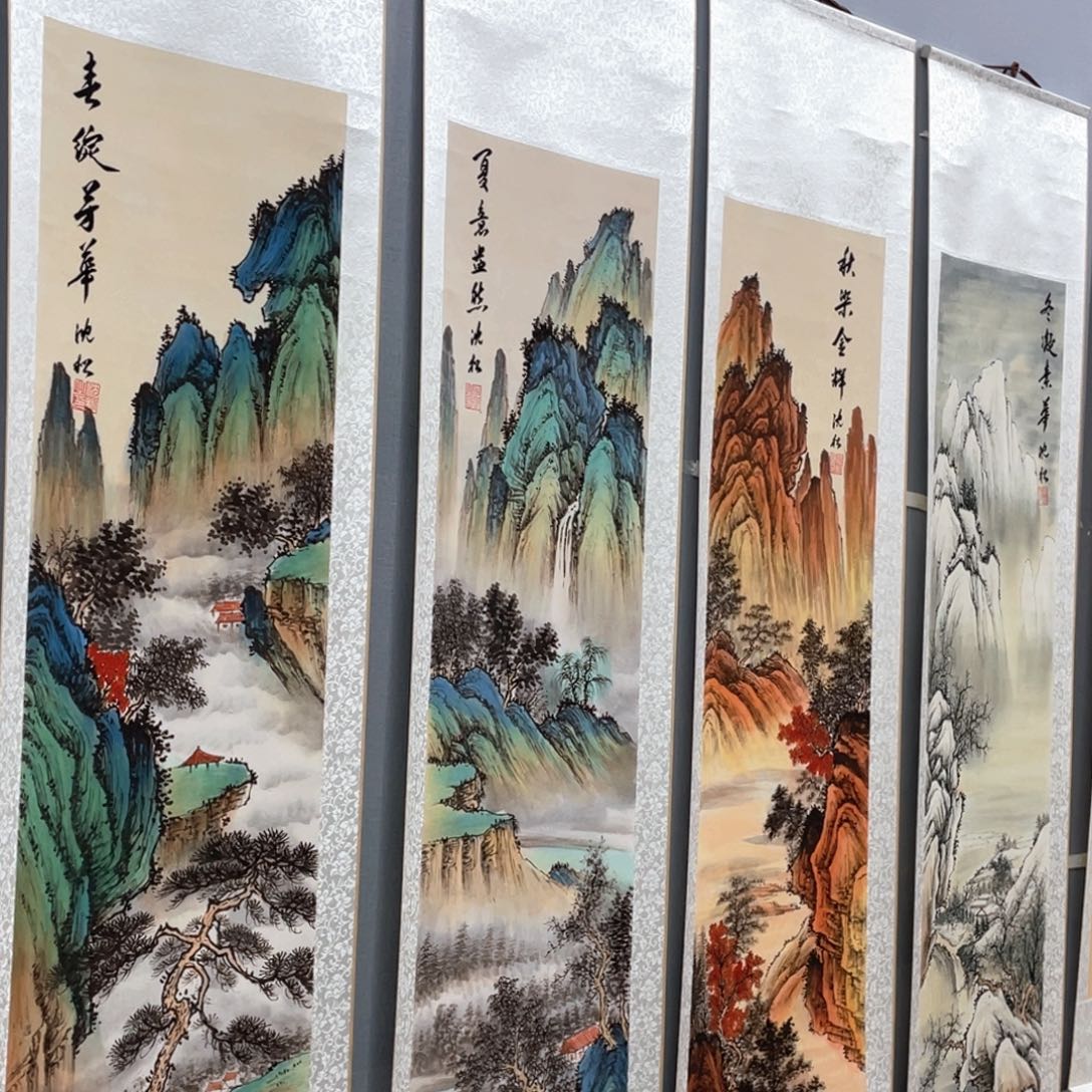 国画老师手笔手绘作品w