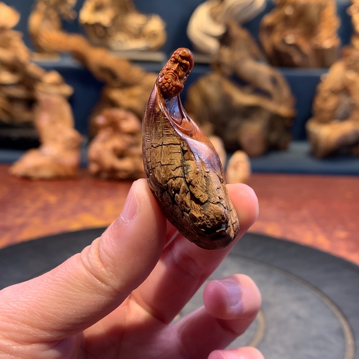 柏木（崖柏）根雕摆件