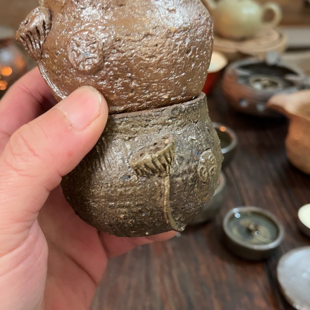 【闪购商品】杯春**开小福泥陶艺茶几风
