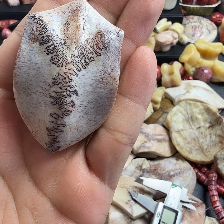 奥***开花岗石铁合金养殖鹿头骨制作