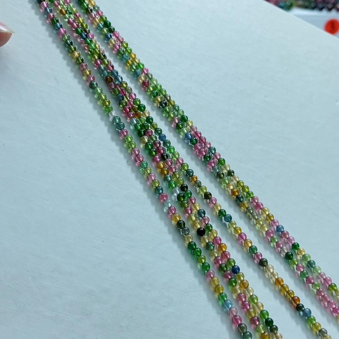 碧玺手链未镶嵌多样性发一条