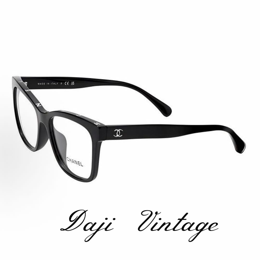 大吉中古/Chanel香奈儿黑色平光眼镜