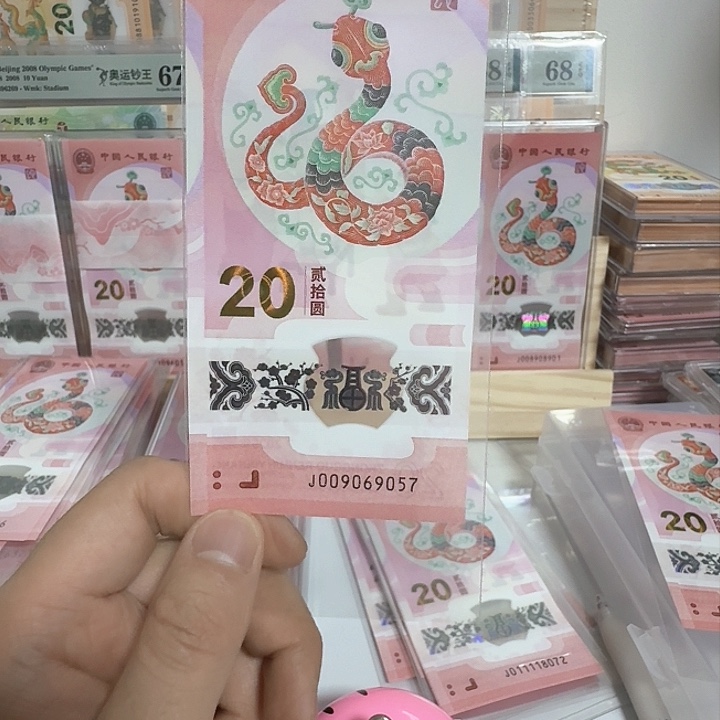 塑料小蛇钞号码009069057