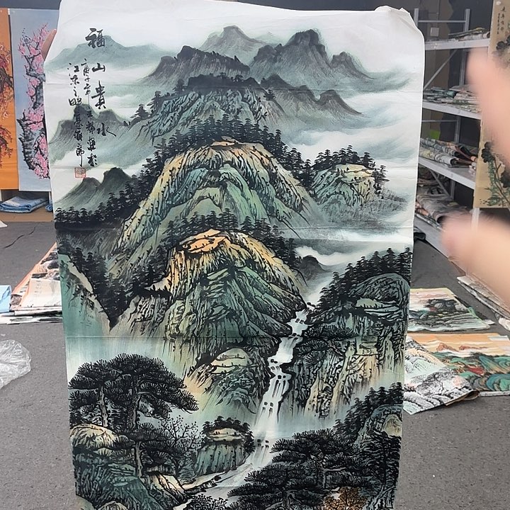 国画无毛或被短柔