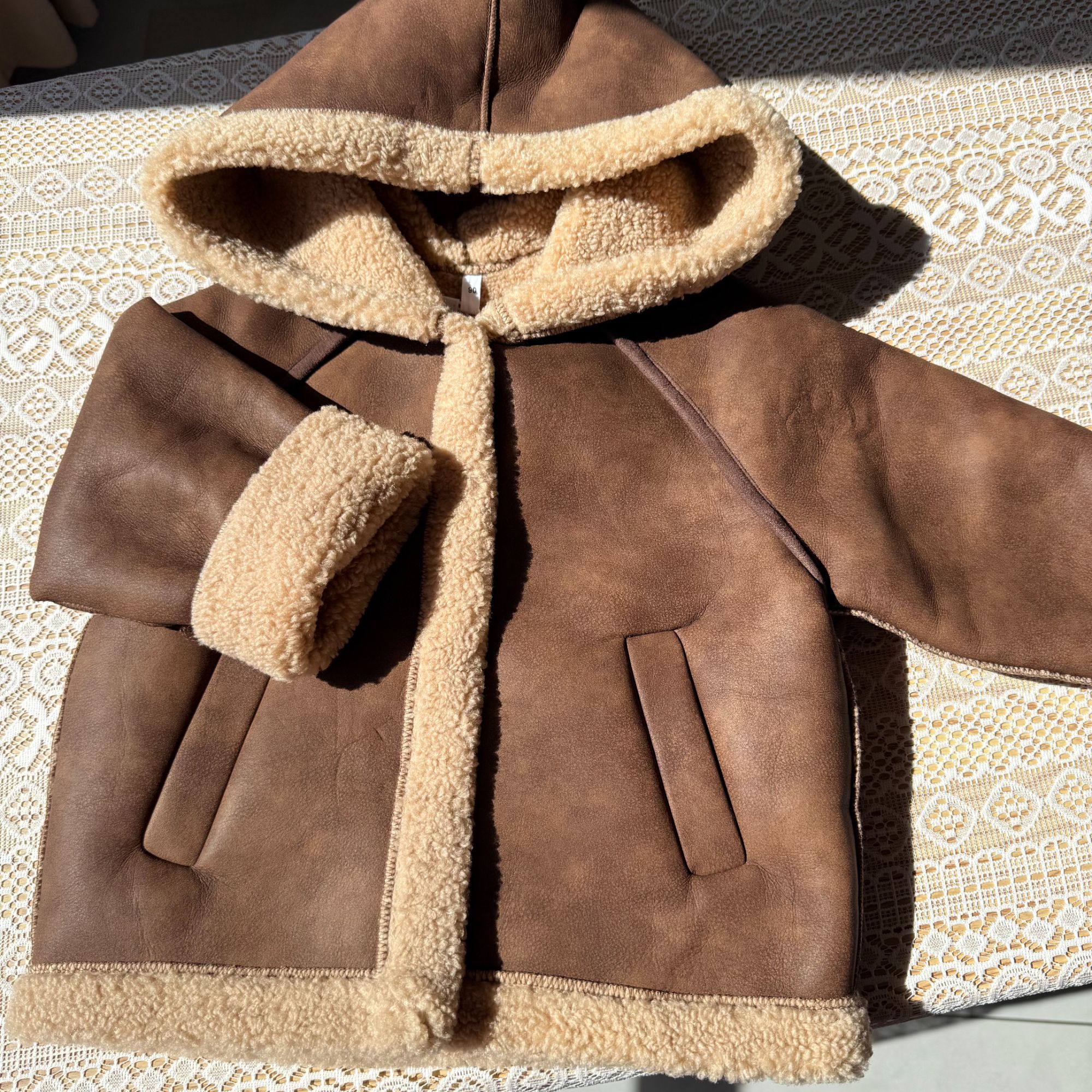 羊羔绒儿童韩版冬季加绒连帽女童外套