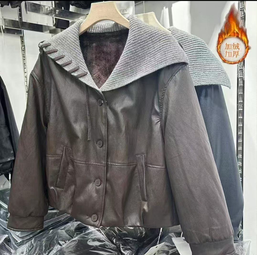 短款宽松型长袖女款短外套