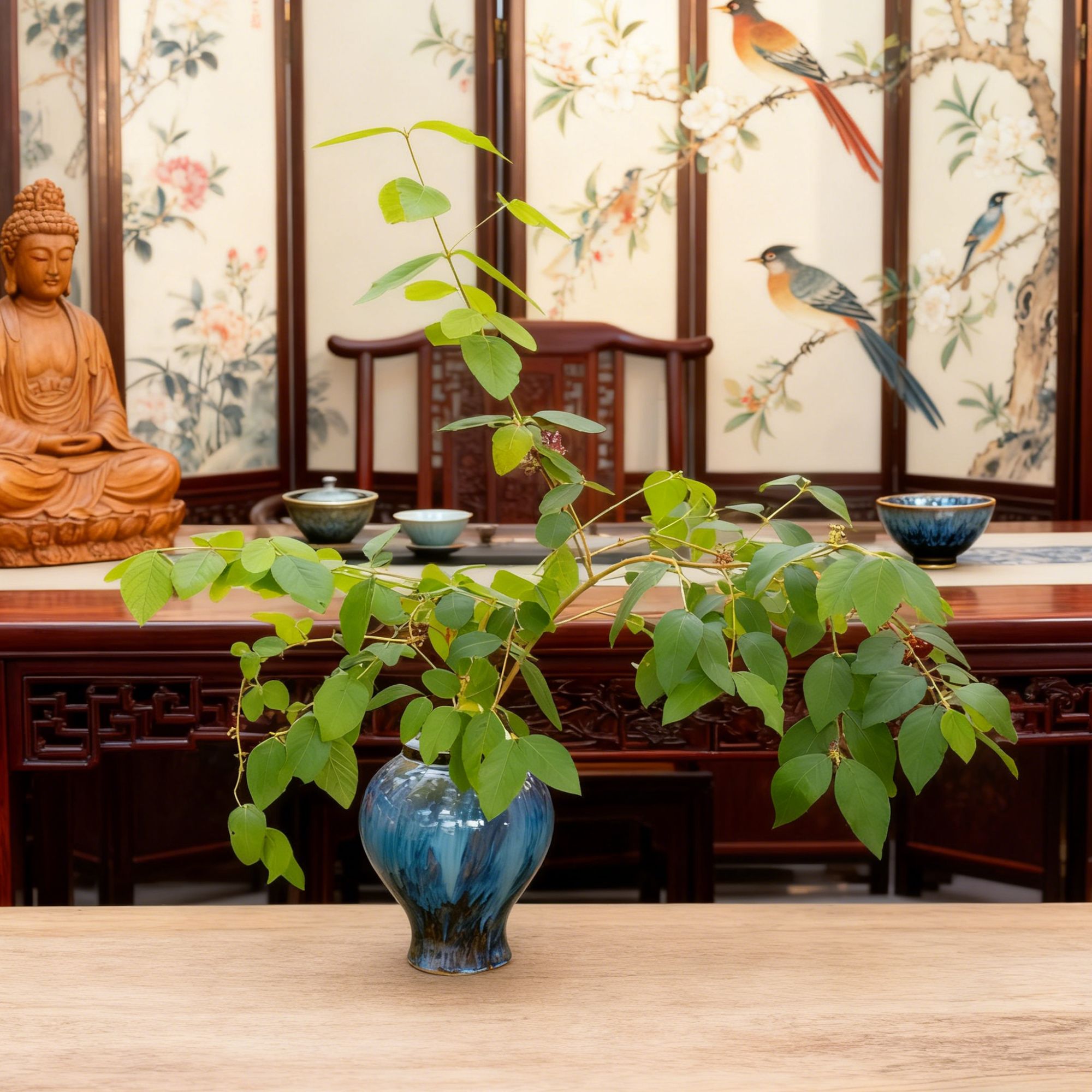 水榭花乡水培紫珠植物室内养护桌面盆栽适合推荐摆放水培家居懒人