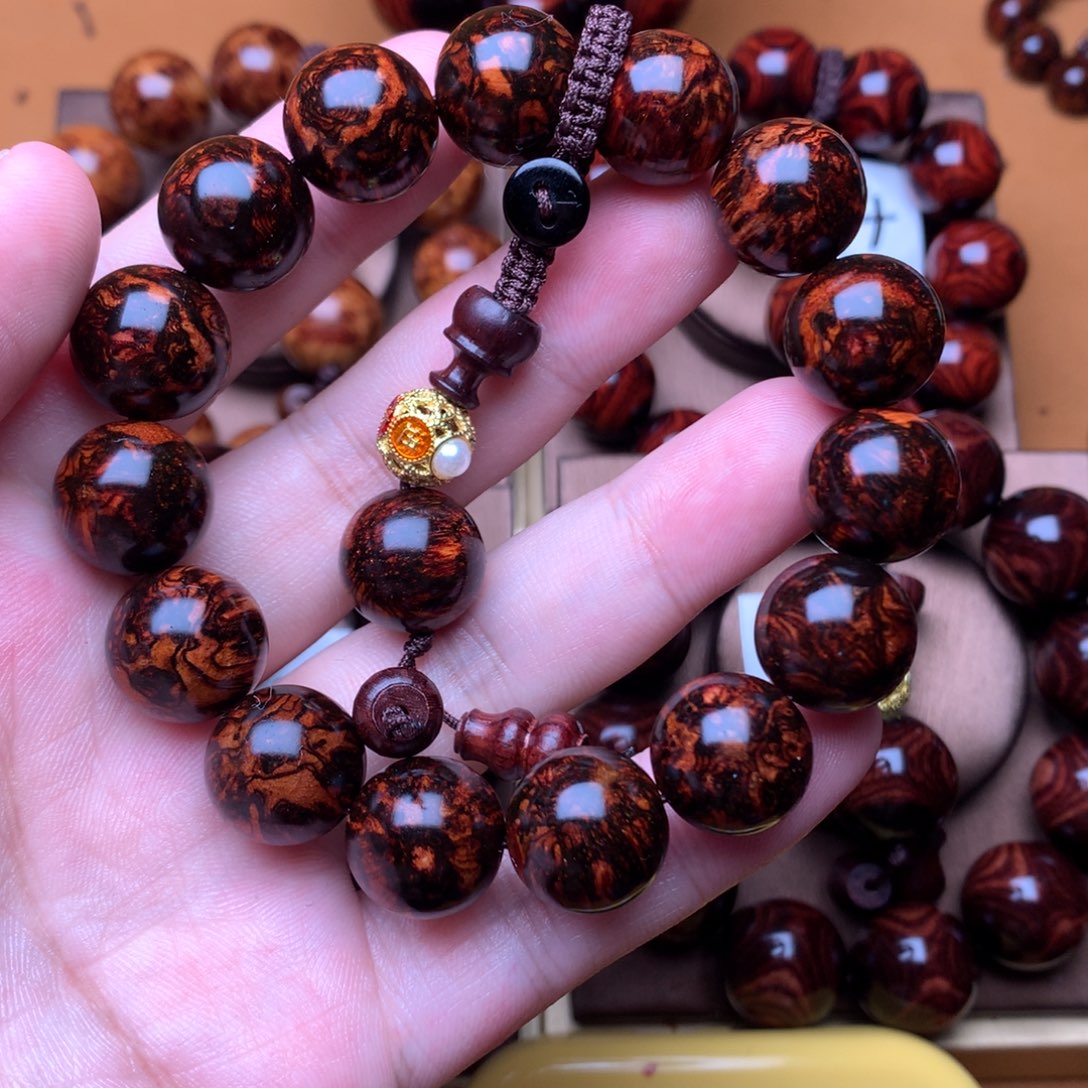 黄花梨/降香黄檀黄花梨手串1.5