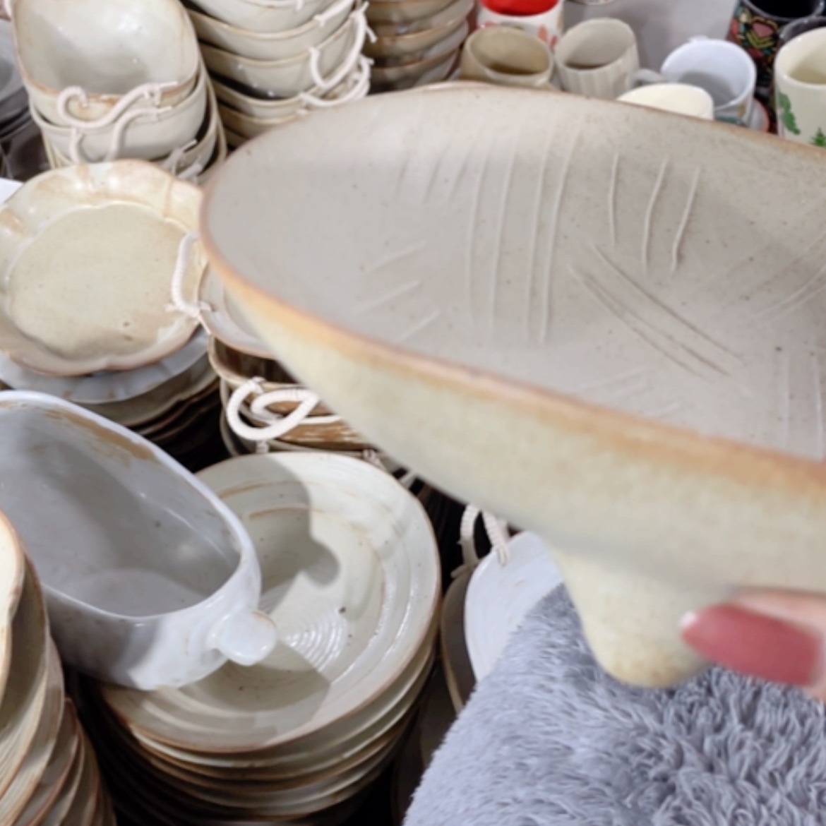 【闪购商品】陶瓷杯碟盘碗瑕疵完美主义的鱼拍2………………