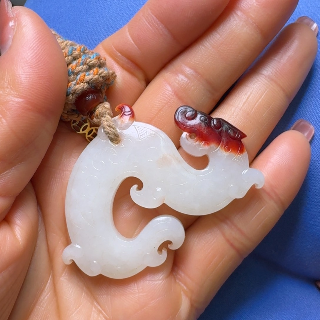 和田玉（糖玉）挂件未镶嵌