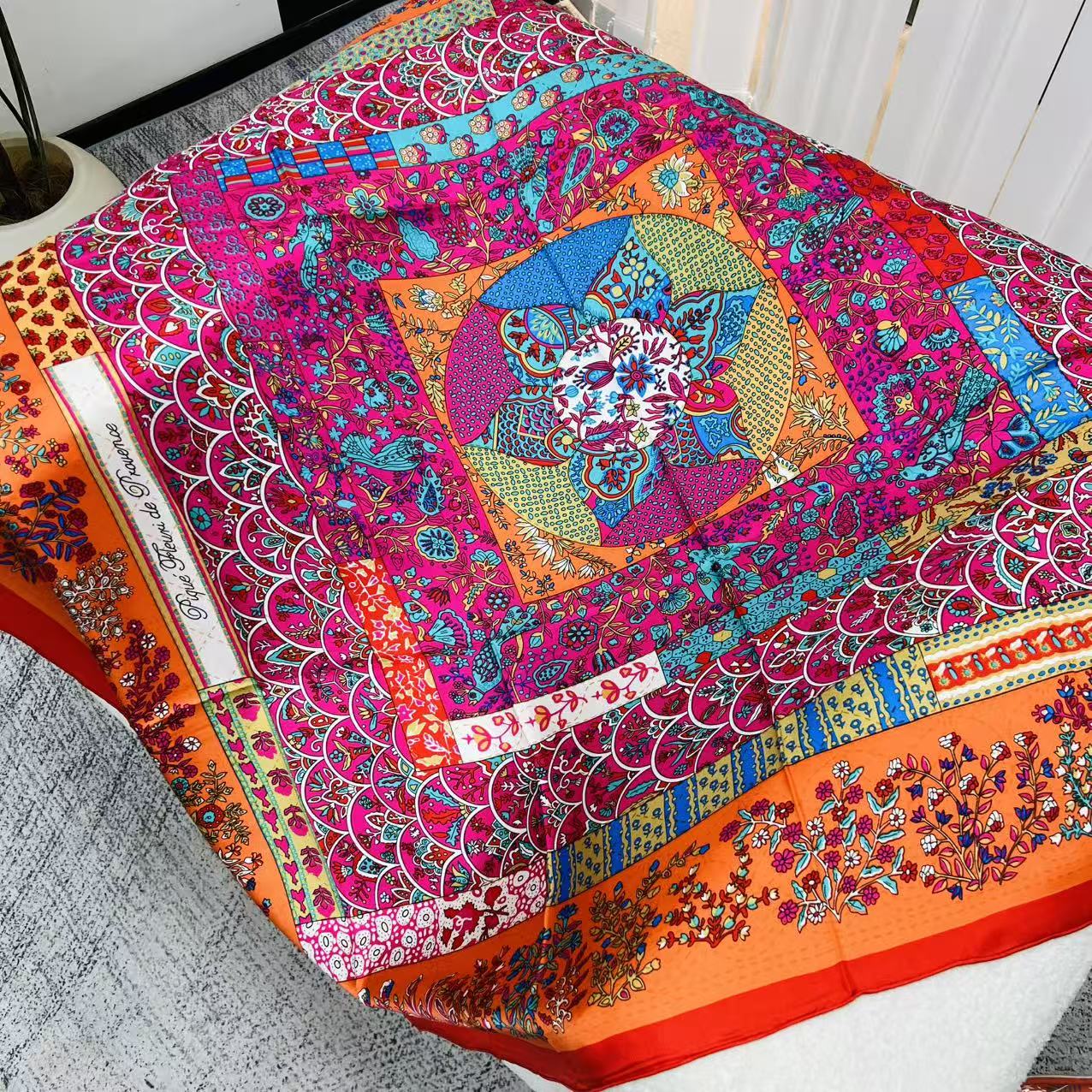 99新 Hermes/爱马仕 海囤J/爱马仕/丝巾/my50721