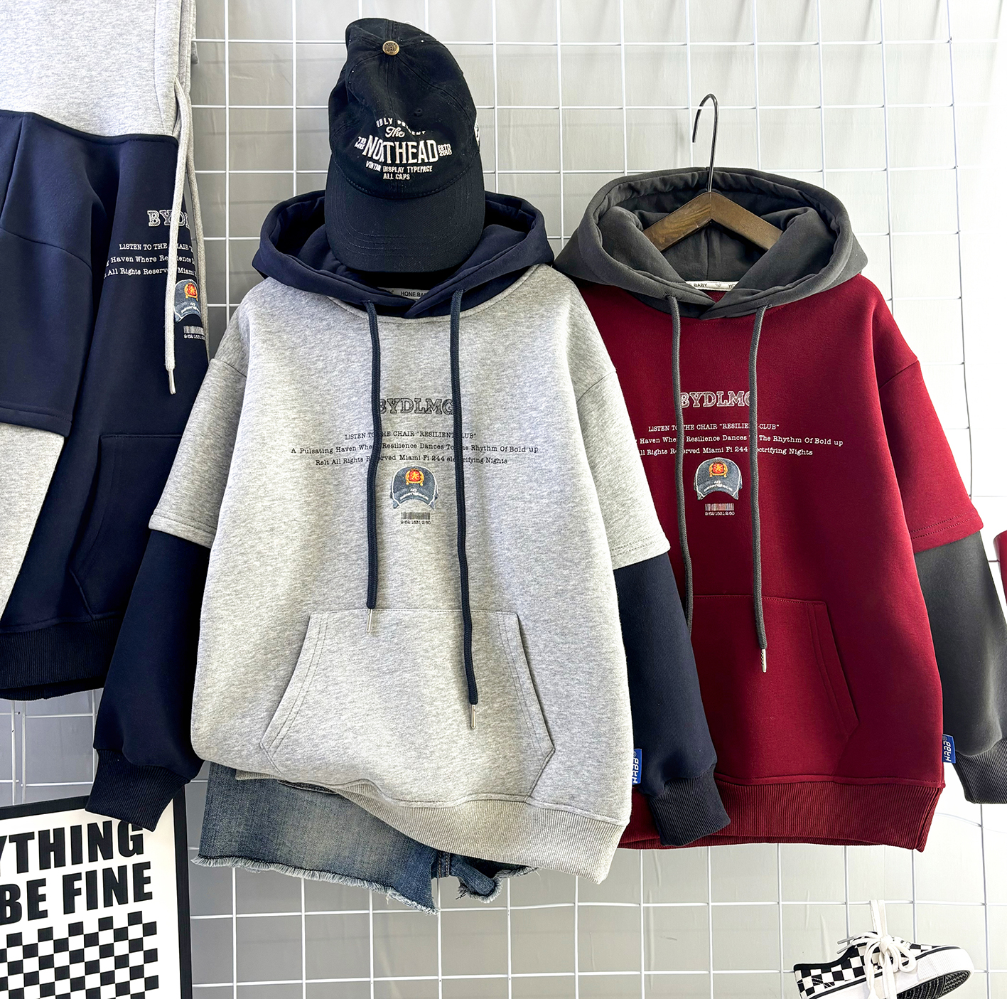 （BOSS专属）男童加绒加厚卫衣2025新款洋气儿童酷帅秋冬连帽卫衣潮