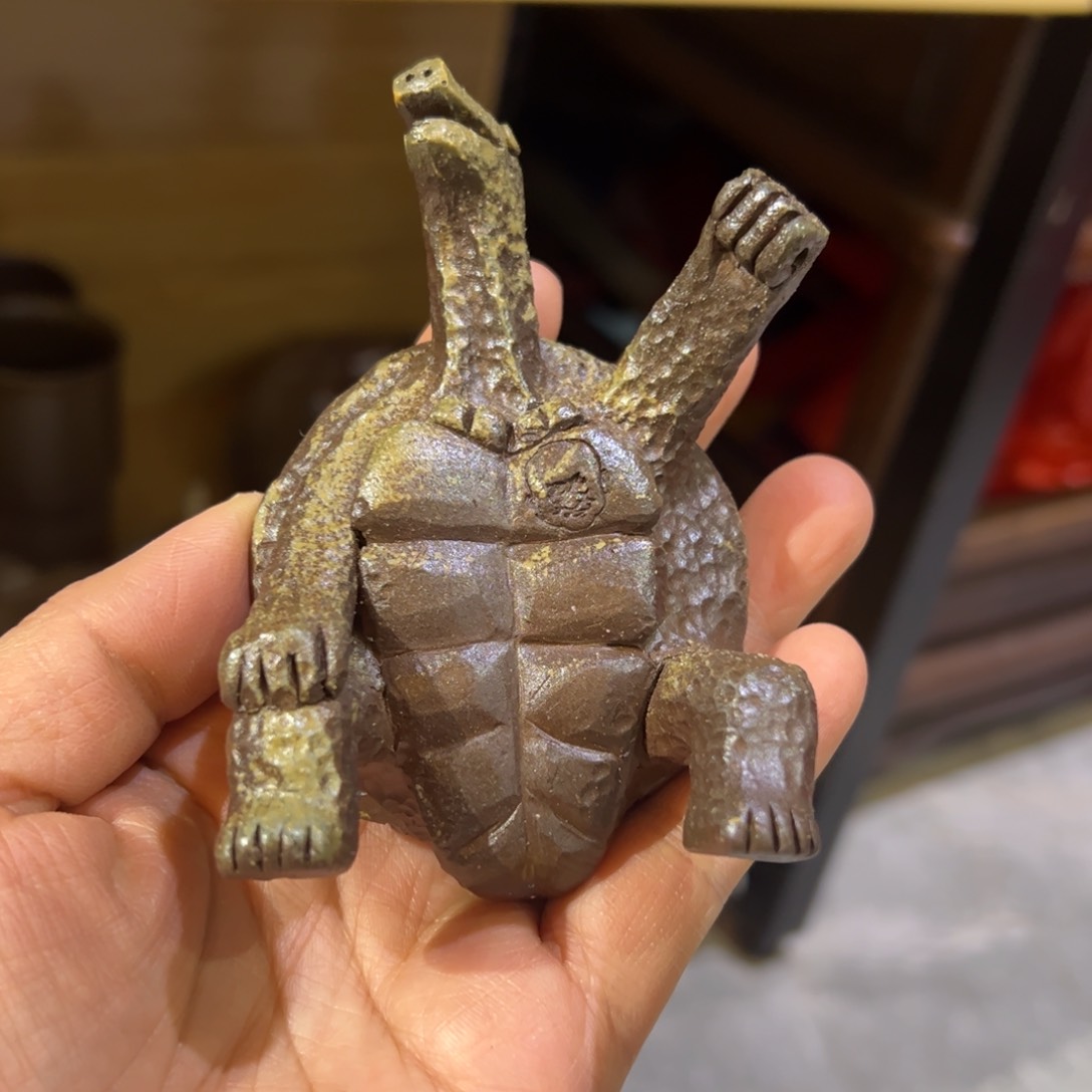 贵台龙窑柴烧茶壶82