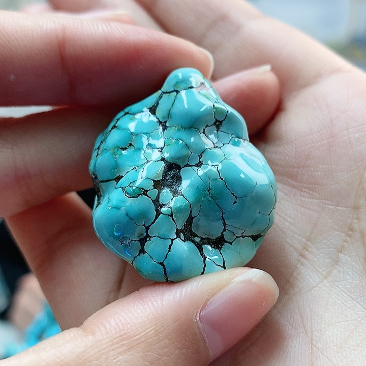 未镶嵌绿松石珠宝奇石