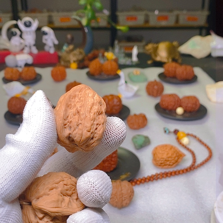 文玩核桃把件有***山京西金蟾