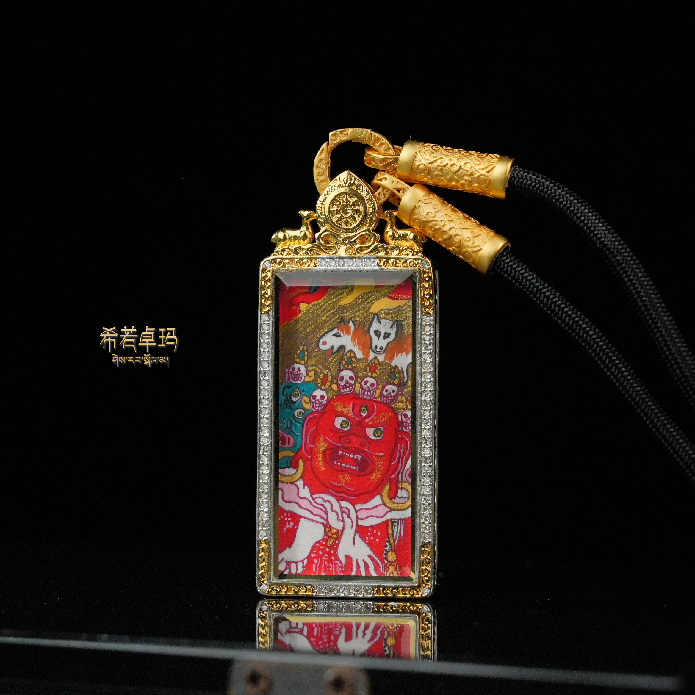 【燃灯节++】马头明王唐卡LJZ040120