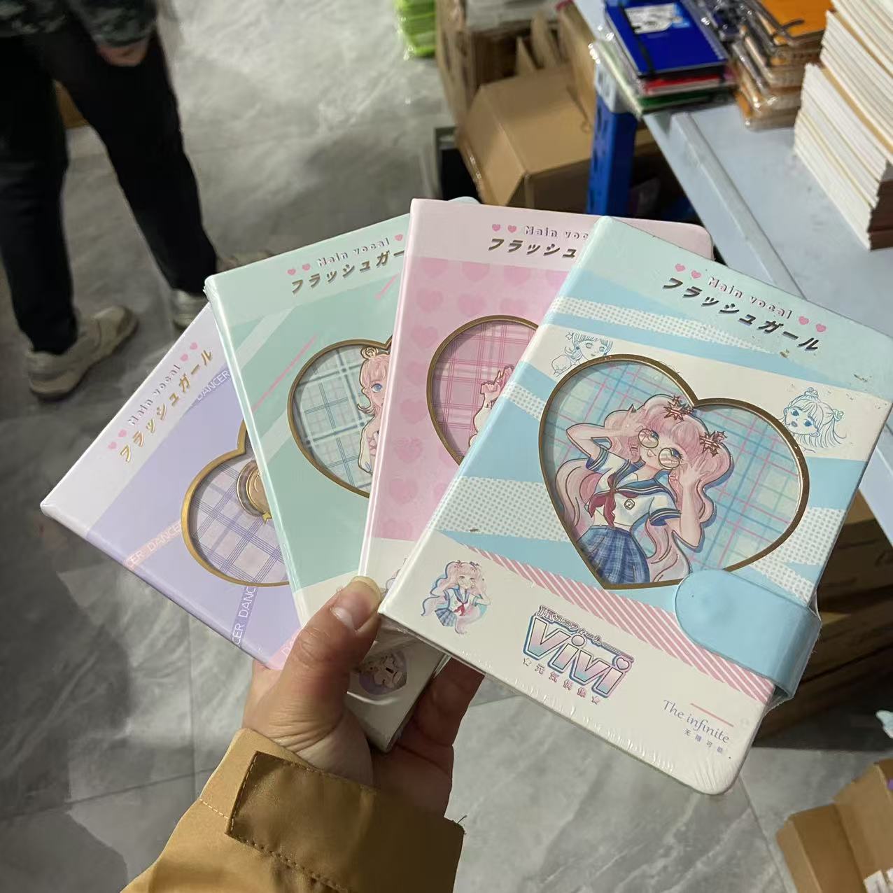 广博 - JK偶像微微 手账皮面本 FB65647