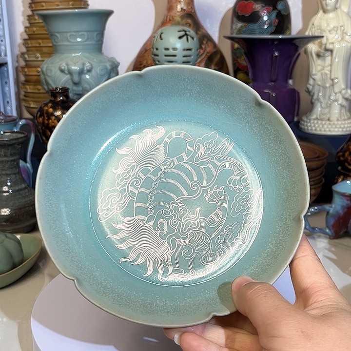 瓷片摆件摆件摆件