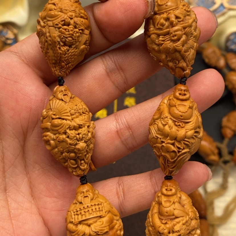 【闪购商品】橄榄核吊坠橄榄手工雕刻工艺