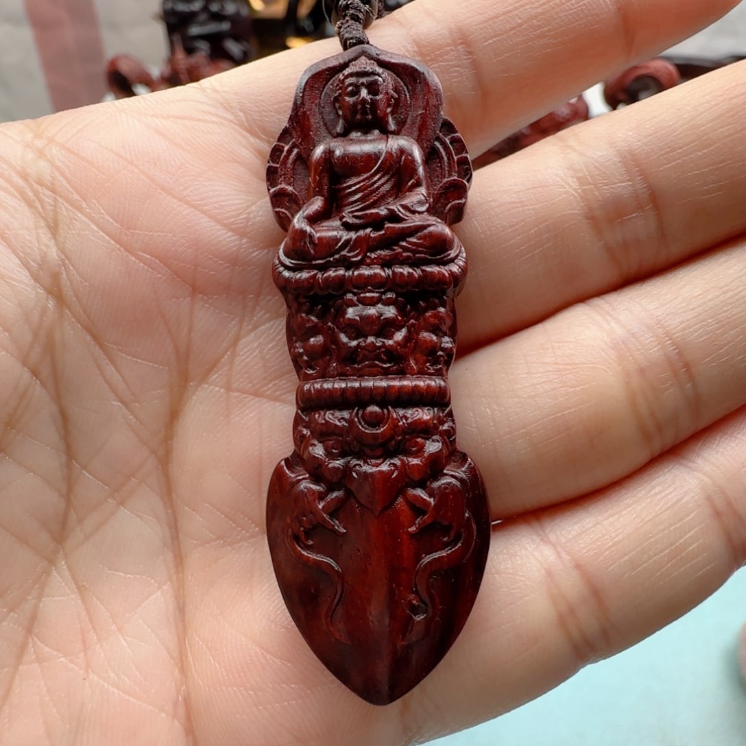 小叶紫檀把件金刚杵