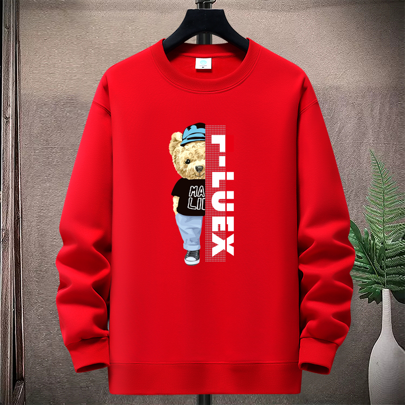 2026马年拜年服亲子情侣装秋冬喜庆本命年衣服大红色卫衣男女长袖