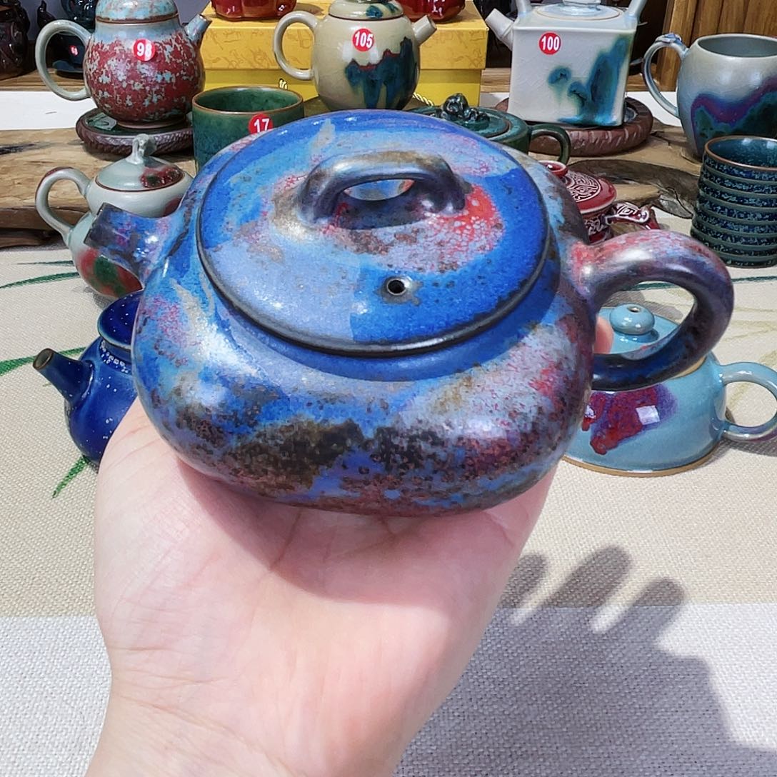 壶禹州钧瓷艺术作品