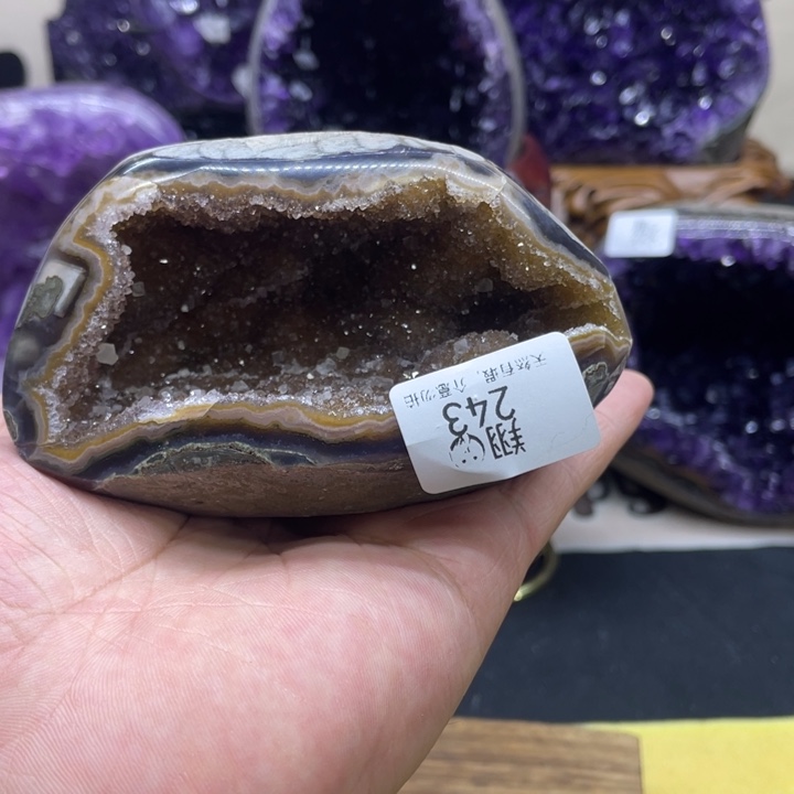 紫晶珠宝半成品未镶嵌