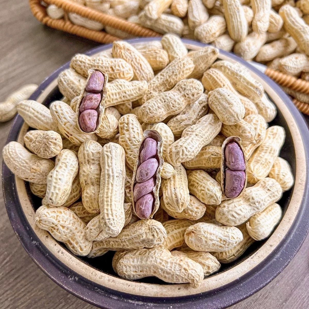 【新疆包邮】龙岩紫衣湿烤花生带壳袋装坚果炒货即食干果休闲小零食