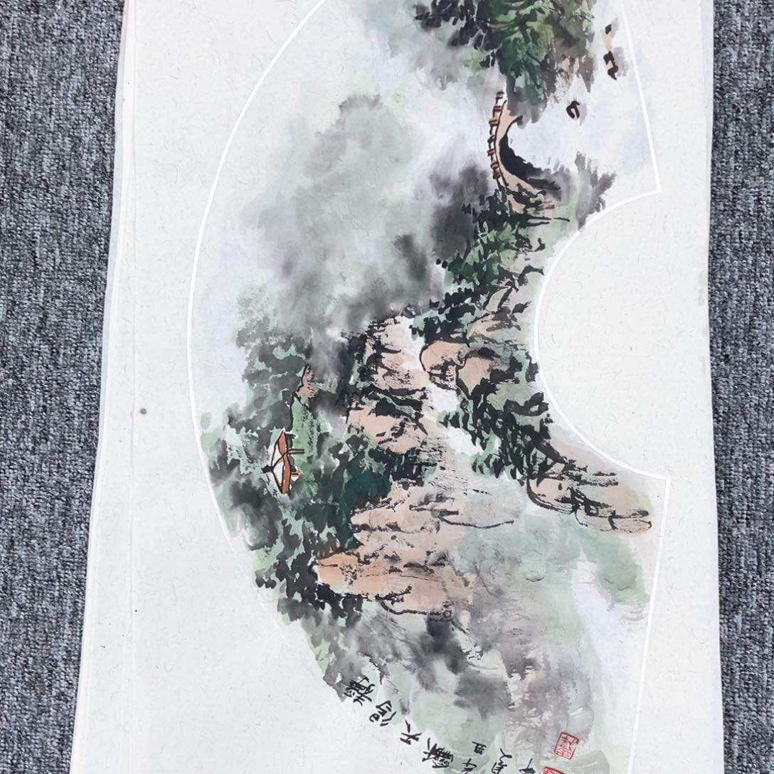 国画袄****）绘画王老师作品33.66