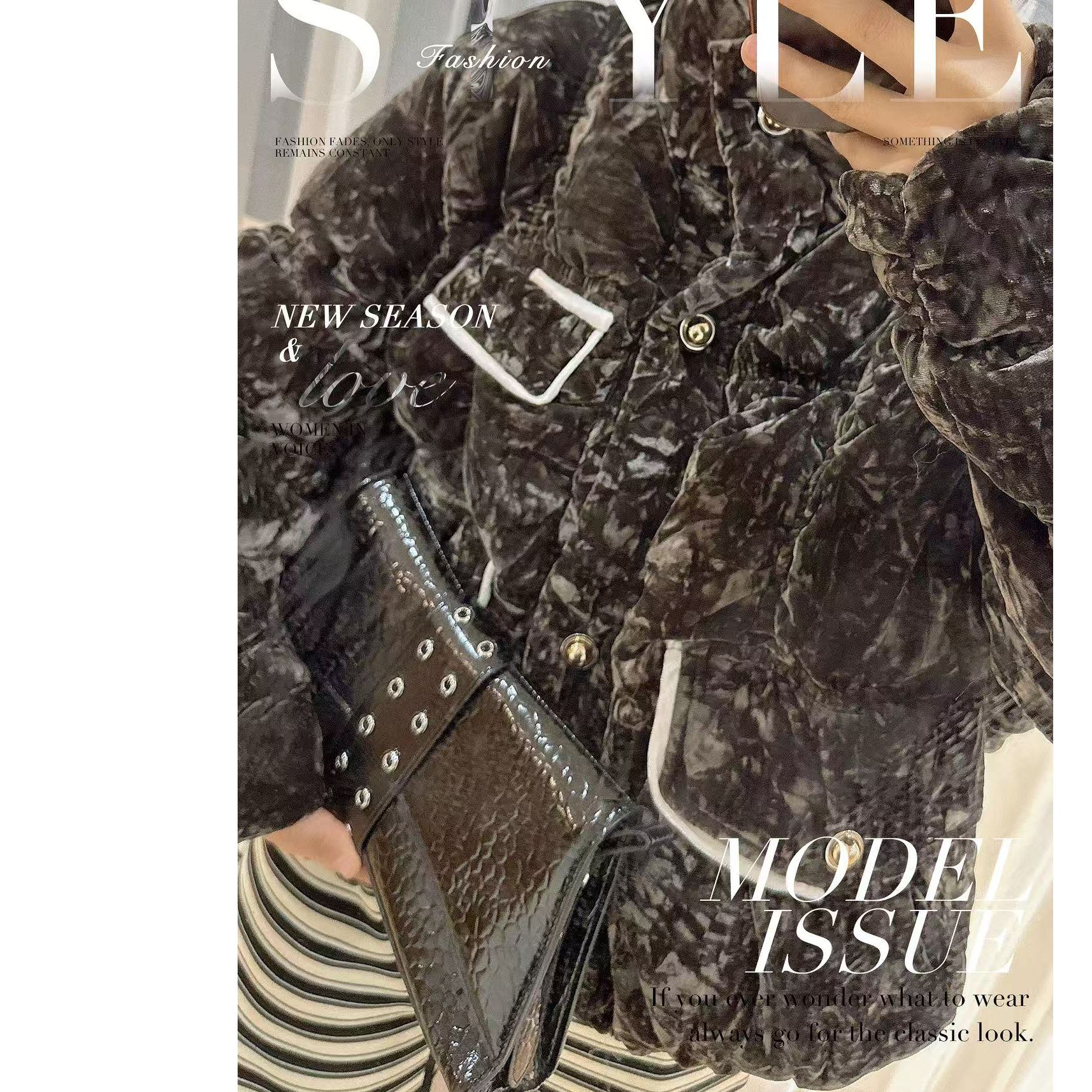 秋冬新款丝绒小香风时尚上衣ZQ   1178 