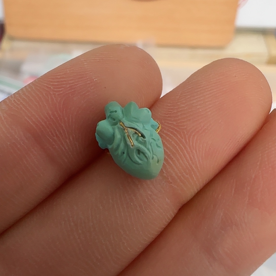 绿松石珠宝半成品未镶嵌