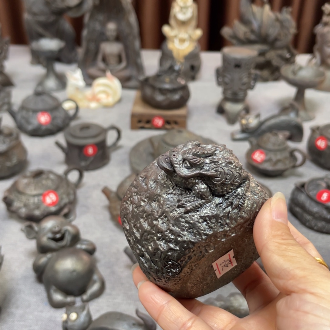 金蝉杯子全手工雕刻