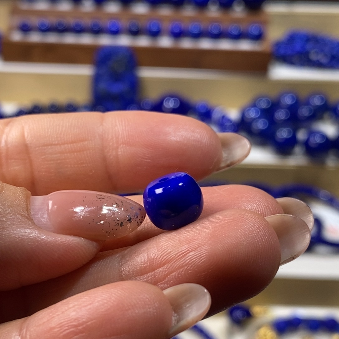 f***y青金石未镶嵌手串9+老矿