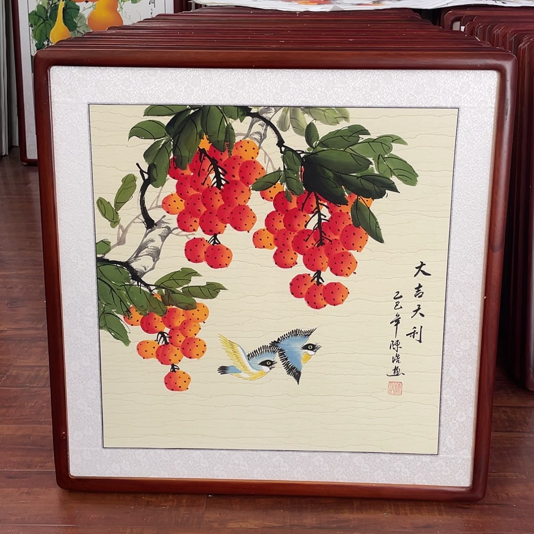 国画带框尺寸63*63厘米